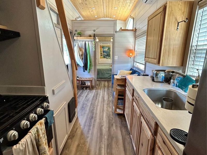 RVIA Certified Tiny Home With Downstairs Bedroom image 2