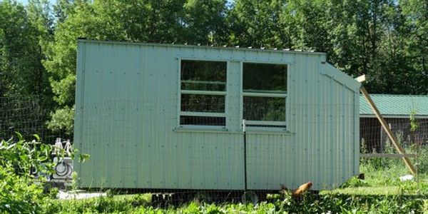 16" Metal Tiny House on Wheels for Sale image 3