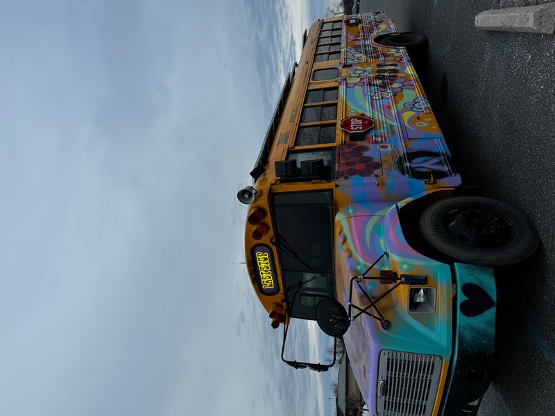 One-of-a-Kind Off-Grid Skoolie – Built with Love!