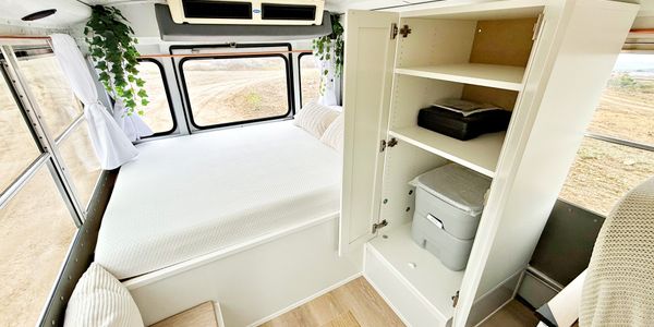 Bright Road-Ready Short Bus Tiny Home – Only 32,000 Miles! image 4